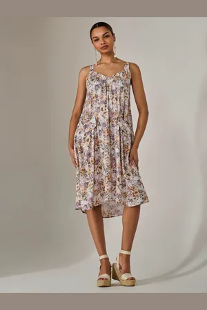 Jolie Moi A-Line Pocket Smock Dress46