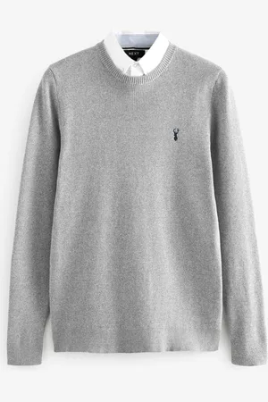 Next Regular 100% Cotton Mock Shirt Jumper4XL