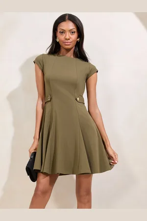 Lipsy London Button Side Mini Skater Kjole40