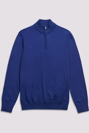 Duchamp Quarter Zip Højhalset Sort TrøjeM