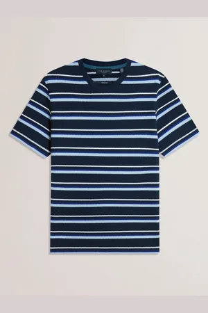 Ted Baker GoranoTextured Striped T-ShirtSmall