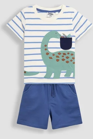 JoJo Maman Bébé 2-Piece Appliqué T-Shirt & Short Set8086cm
