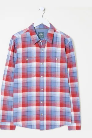 Fat Face FatFace Long Sleeve Check 100% Cotton ShirtXL Reg