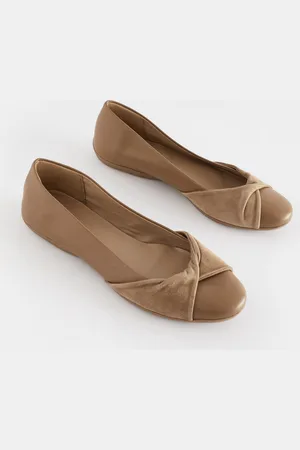 Next Forever Comfort Læder Twist Ballerina Sko