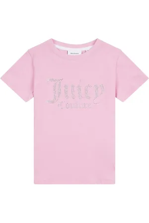 Juicy Couture Girls Fitted Diamante 100% Cotton T-Shirt8 - 9 år (128 - 134cm)