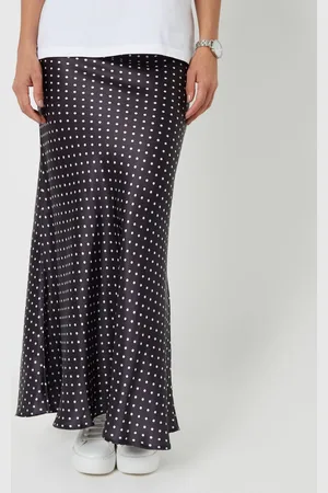 Threadbare Maxi Velvet Slip Skirt40