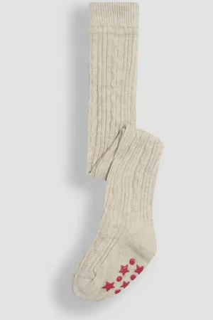 JoJo Maman Bébé Cable Ribbed Tights3 - 4 år (98 - 104cm)
