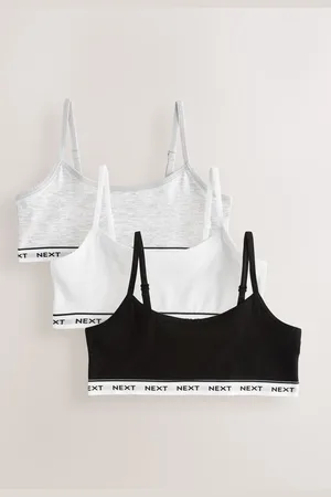 Next Strappy Crop Tops 3 -pakke (5-16år)7 - 8 år (122 - 128cm)