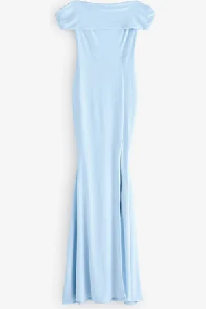 Club L Law of Attraction Bardot Draped Split Maxi Dress42