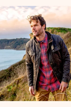 Brakeburn Dry Wax Quilted JacketM