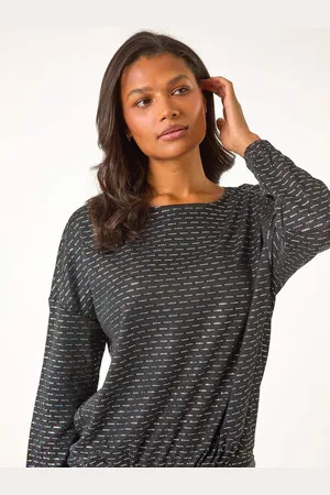 Roman Bubble Hem Stretch Top48