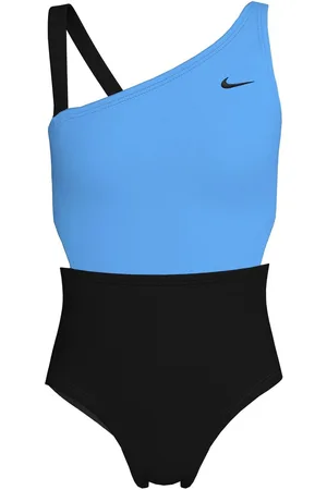 Nike Color Block badedragt med asymmetrisk udskæring128134cm