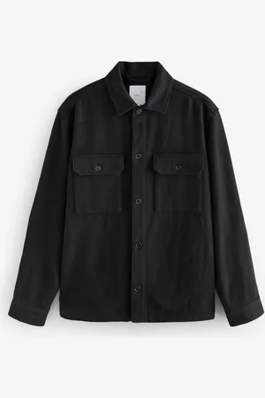 Next Twin Pocket Shacket Overshirt with WoolM