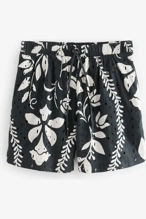 Next Broderi Stræk 100% bomuldsshorts44