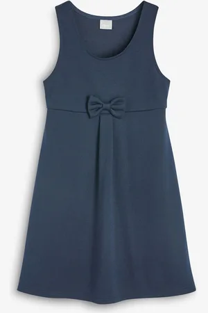 Next Jersey Stræk Sløjfe School Pinafore (3-14år)7 år (122cm)