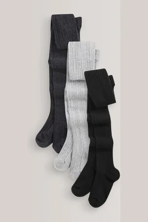 Next Bomuldsrige kabeltights 3 Pakke2 - 3 år (92 - 98cm)