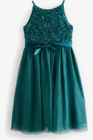 Monsoon Lacey Sequin Truth Dress4 år (104cm)