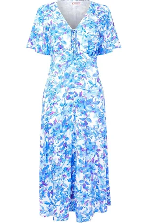 Joe Browns Floral Floaty Sleeve Midi Dress36