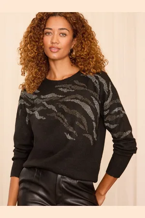 Love & Roses Hyggelig sweater med rund hals