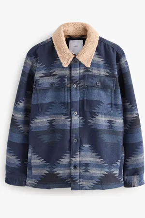 Next Teddystof foret mønster Navajo Style Shacket3XL