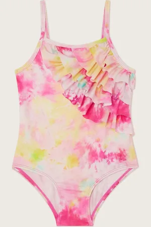 Monsoon Tie Dye Ruffle Swimsuit152158cm