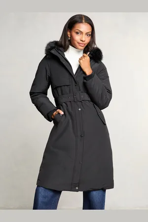 Lipsy London Shower Resistant Premium Padded Longline Coat44