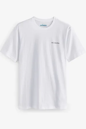 Columbia North Cascades Short Sleeve White T-Shirtlarge