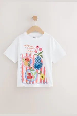 Next Oversized 100% Cotton Graphic Print T-Shirt (3-16yrs)116122cm