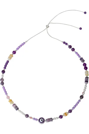 Bibi Bijoux Gold Tone Multi Beaded Friendship Necklaceen
