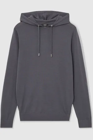 Reiss Holland Merino Uld HættetrøjeL