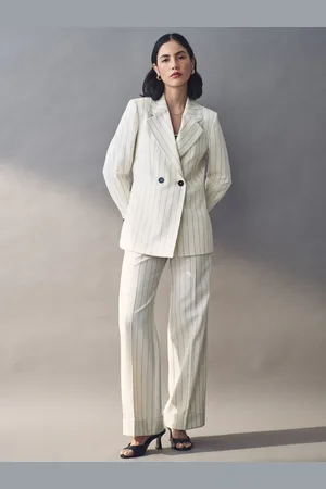 MARELLA Emme Marella Agra White Jacket and Trousers Set38