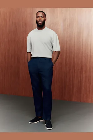 Next Slim Fit 100% Linen Suit Trousers40r