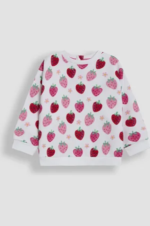 JoJo Maman Bébé Printed Crew Neck Sweatshirt8692cm