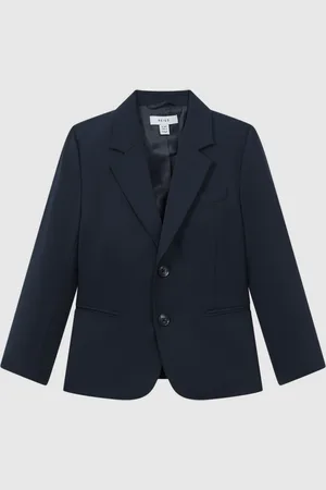 Reiss Hope Wool Blend Enkeltradet Blazer6 - 7 år (116 - 122cm)