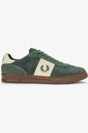 Fred Perry Blue B4 Suede Trainersuk8eu42
