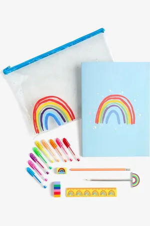 Next Rainbow A4 Stationery SetEn