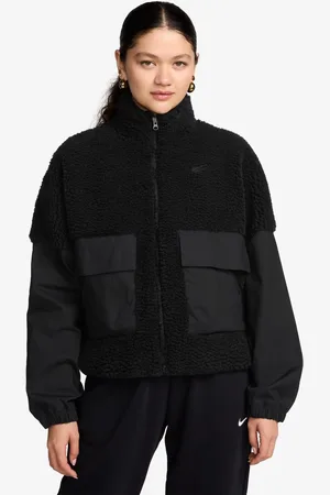 Nike Oversized Cosy Borg Fleece Zip-Up JacketXS