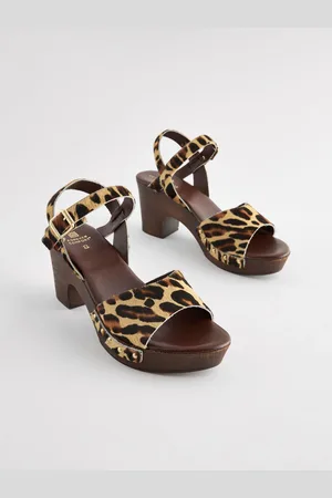 Next Træsko Heeled Sandaler