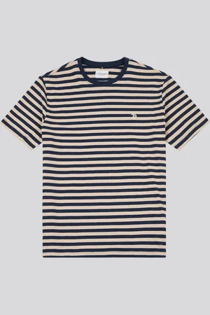 U.S. Polo Assn. U. S. Polo Assn. Mens Pencil Stripe Classic 100% Cotton T-Shirt2X-Large