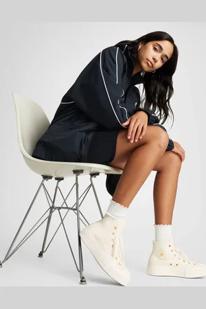 Converse Chuck Taylor All Star Lift Mono Leather High Trainers