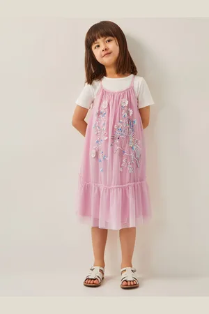 Monsoon Unicorn Embellished T-Shirt & Tulle Dress Set110116cm