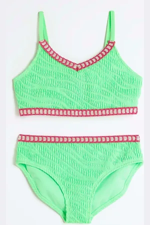 River Island Girls Blanket Stitch Bikini5 - 6 år (110 - 116cm)