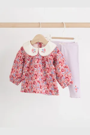 Next Cath Kidston Baby Collared Jersey Top & Legging Set6874cm