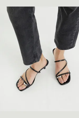 River Island Strappy Kitten Heel Muleseu41