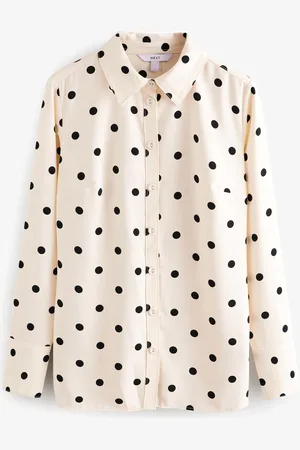 Next Crepe Long Sleeve Button Down Shirt44 Petite