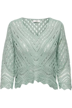 JDY 3/4 Sleeve Crochet JumperS 8