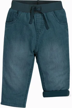 Frugi Blå Økologisk Bomuld Let Og Blødt Foret Chambray Jeans4 - 5 år (104 - 110cm)