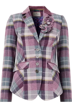 Joe Browns Check Jacket with Corsage38