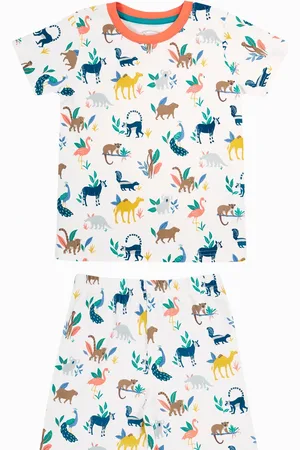 Frugi Snooze 100% Organic Cotton White Pyjamas98104cm