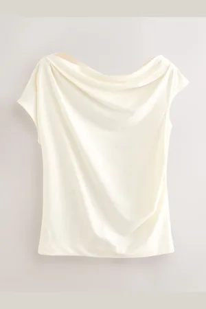 Next Drape Asymmetric Sleeveless Top